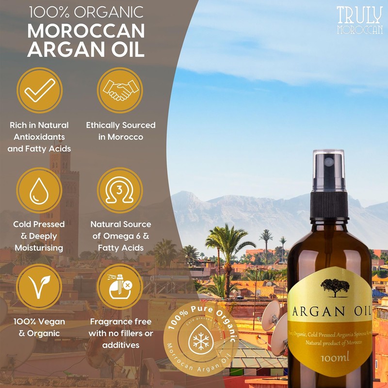 Moroccan Argan Oil 100% Pure 100 ml