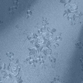 Erfoni Grey Blue Wallpaper Floral Peel and Stick Wallpaper Thicken Embossed Contact Paper Floral Textured Self Adhesive Wallpaper Flower Solid Pure Contact Paper Removable DIY Decoration 78.7"x17.7"