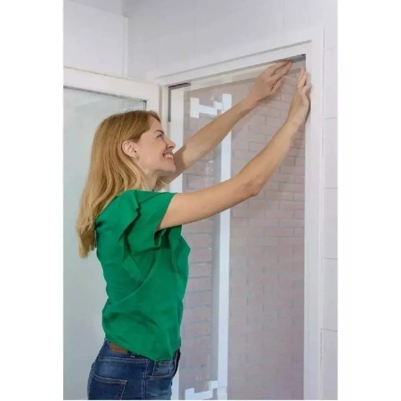 RIVERSOFY Malla Mosquitera 3 Piezas Magnética Ventanas Puertas Hogar