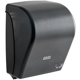 Auto-Cut Paper Towel Dispenser, 11.4W x 9D x 15H inches, Translucent Black, Wall Mount