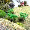 15 Pcs 10mm Miniature Wild Flower Plants - Diorama, Train,