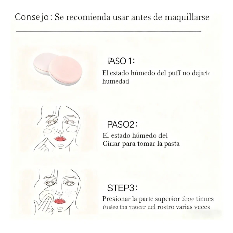 Polvo R Transparent Powder Freez Powder, Sin Aceite, Antigra