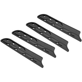 PATIKIL ABS Safety Knife Cover Sleeves for 8" Bread Knife, Universal Chopping Edge Guard Blade Protector Sheath for Kitchen Bar, Black, 19.8cm L, Pack of 4