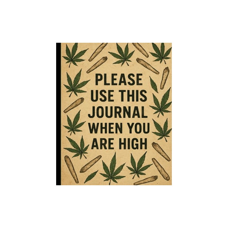 Composition Notebook: Please use this journal while you are high,