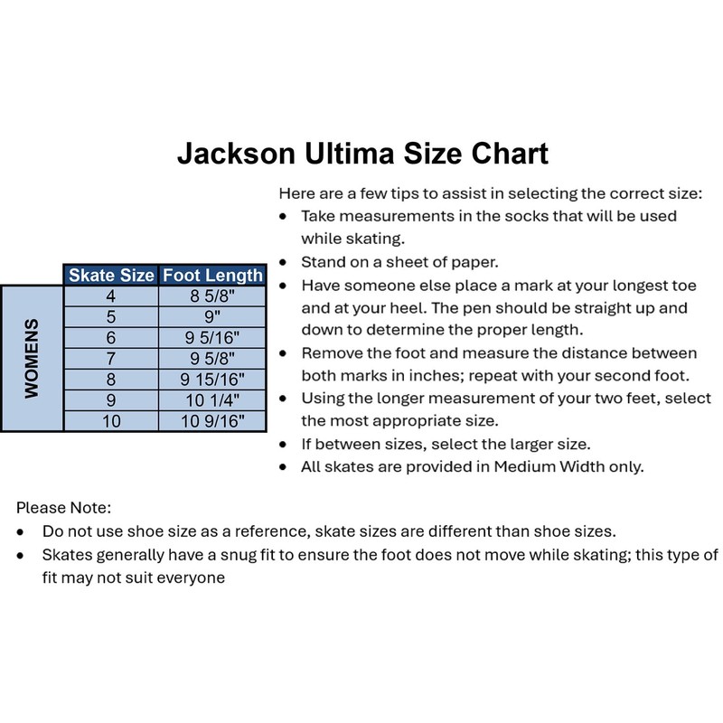 Jackson Ultima Softec Nova Black Womens/Girls Ice Figure Skates -