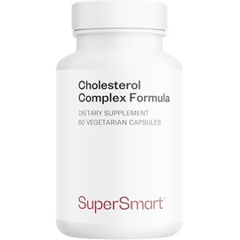 Cholesterol Complex Formula – Rotschimmelreis ohne Monacolin (ohne Statin) – Nahrungsergänzungsmittel mit Rotschimmelreis, Artischocke & Policosanolen – 60 Kapseln – SuperSmart