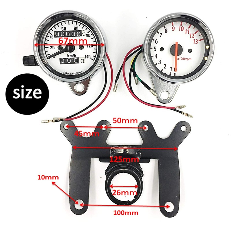 World Imp MT Honda Bike, Monkey Gorilla, Electric Tachometer, Mechanical