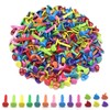 200 Pieces Colorful Pastel Clips with 100 Round and 100