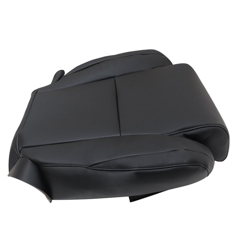 Pripirlod Front Driver Bottom Replacement Leather Seat Cover Black Fit