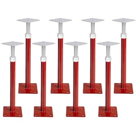 House Jacks for Lifting, 11"-16" Small Screw Jacks Floor Jack Stands, House Floor Jacks Post Pole for Leveling, Adjustable Floor Joist Support Jack for House Foundation Temporary Support