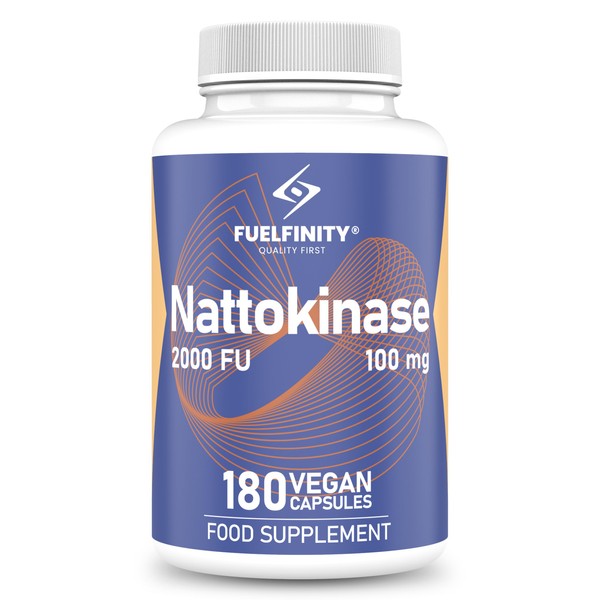 FuelFinity NoN-Gmo Nattokinase 2000FU | 180 days supply | Cardiovascular