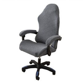 Gaming Chair Cover Gaming Chair Covers 4 Pieces, Gaming Chair Covers with Armrests/Chair Back Cover/Office Chair Cover, Stretchable, Removable, Washable for Computer Chair, Gaming Chair, No Chair -