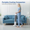 Electactic Tower Fan for Bedroom 25ft/s Standing Fan 85° Oscillating