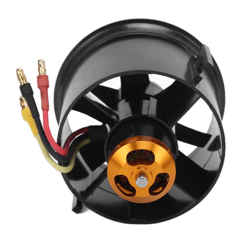 Ducted Fan 6 Blades 70mm High Rigidity Brushless Motor for