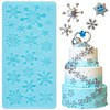 Christmas Snowflake Fondant Molds 3D Snowflake Silicone Mold