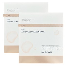 BY ECOM EGF Ampoule Collagen Hydro Gel Mask Sheet 2 boxes (10 sheets) / 바이애콤 이지에프 EGF 앰플 콜라겐 하이드로 겔 마스크 시트 2박스 (10매)