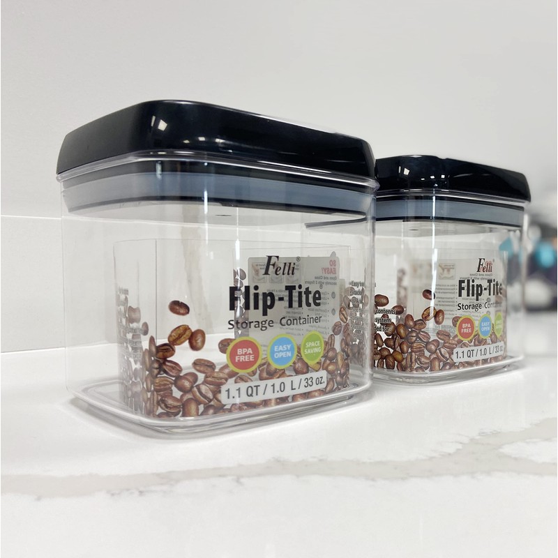 Felli Flip-Tite Storage Container 1.1 QT / 33 OZ