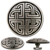Celtic Knotwork No. 3 Screwback Concho, Decorative Screw Back Rivet
