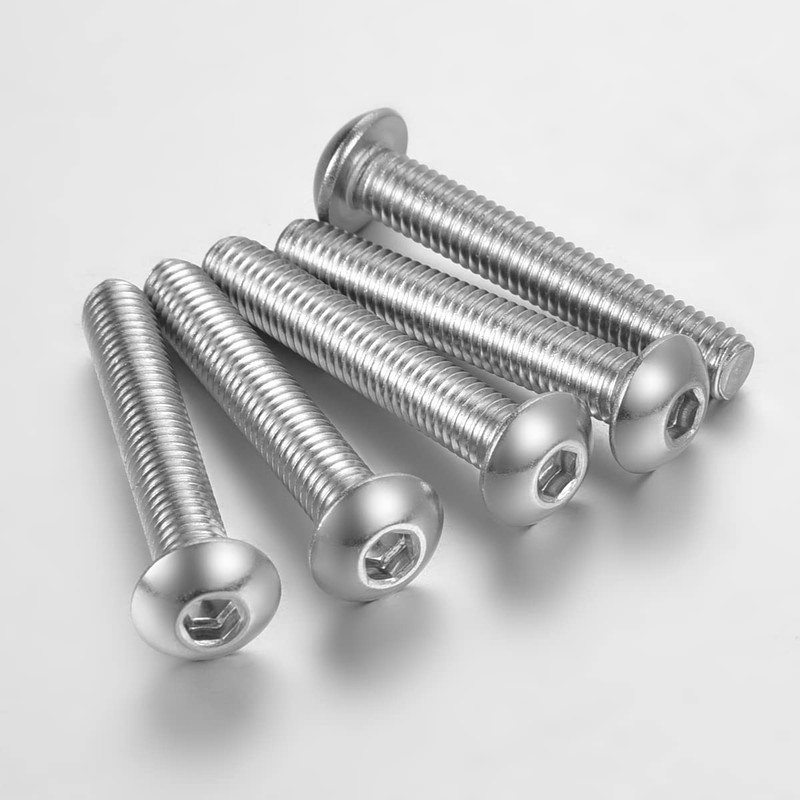 M10-1.5 × 30MM Button Head Socket Cap Bolts Screws 304