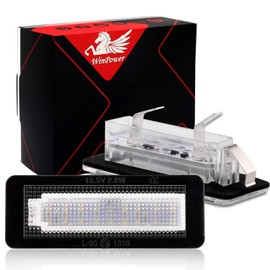 WinPower Number Plate Light for Coupe/Convertible Carossblade Cabriolet W450 W451 with CanBus Error Free, Pack of 2