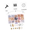 FOMIYES Metal Hair Charms and Braid Rings Set Versatile Hair