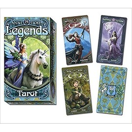 Llewellyn Publications Anne Stokes Collection Tarot Deck, 80 Cards, Air Cushion Finished Quality, Fournier (Spain), Imaginary Worlds Theme
