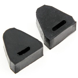 Red Hound Auto 2 Rubber Tailgate Bumpers Compatible with Silverado Sierra Right or Left Side Latch Cushion Stop