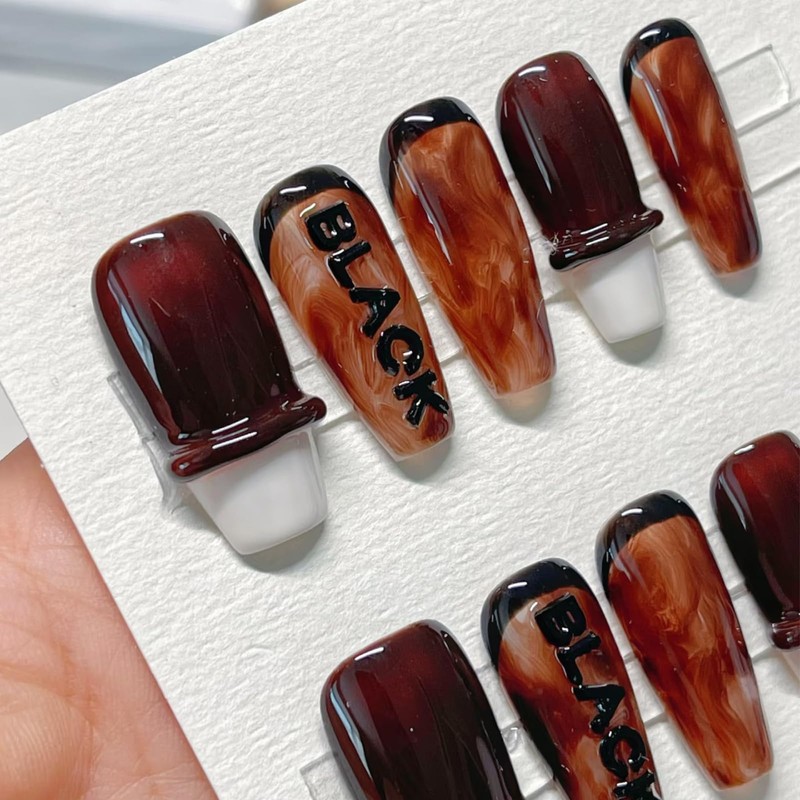 3D Nail Molds Letters Nails Charms Design, Silicone Tool Art