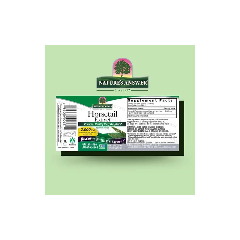 Nature's Answer Extracto De Cola De Caballo 2000mg 30ml Sfn