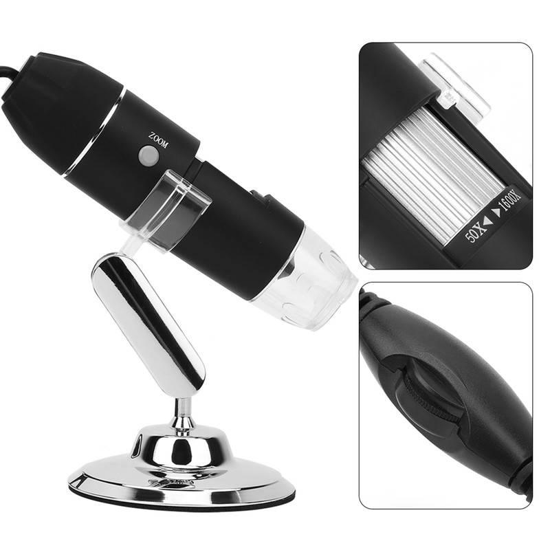 X4 1600X LED Microscope Digital Microscope Camera HD Handheld Microscope