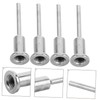 Zerodeko 4pcs Electric Drill to Polisher Adapter Durable Conversion Rod
