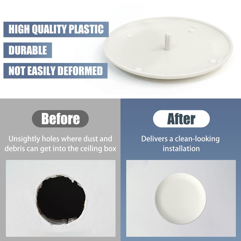 CP3540 Round Ceiling Cover Plate for 3-1/2" & 4" Boxes