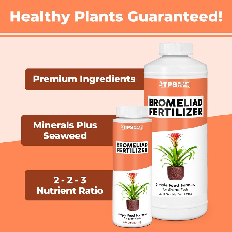 Bromeliad Fertilizer for All Bromeliaceae Plants, Liquid Plant Food 8