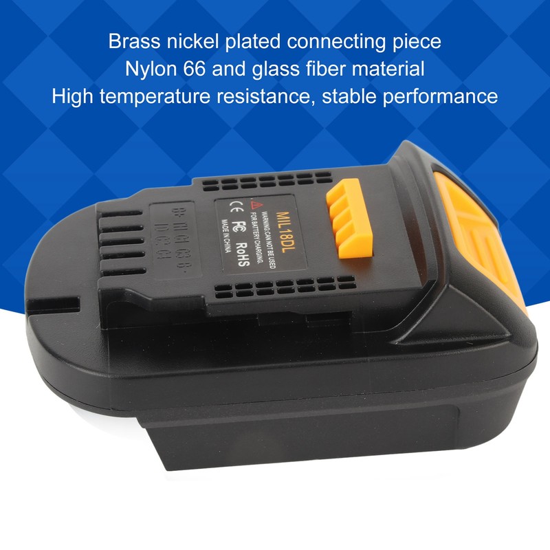 Lithium Battery Adapter Power Tool Dock Power Connector Converter for