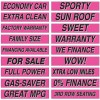 EZ Lettering Car Dealer Windshield Slogans 20 packs, Mix n