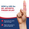 Doctor Developed Finger Splint & Handbook - Trigger Finger, Arthritis,