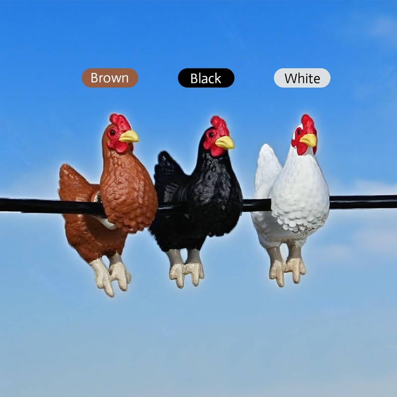 Funny Chicken Earrings - 3D Realistic Mini Chicken Studs, Hen