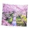 LABRIMP Cherry Blossom Decorative Hanging Tapestry Versatile Photo Background Cloth