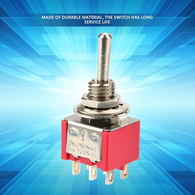 10pcs 3 Position Momentary Toggle Switch, Momentary Toggle Switch ON-Off-ON