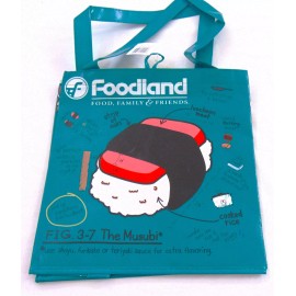 Foodland NWT Hawaii Eco Foodland Reusable Shopping BagTote Musubi Design