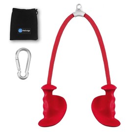 HXD-Ergo Elevate Your Workout: Enhance Your Tricep Training with Our Triceps Rope and Ergonomic Handles—Perfect for Cable Machines, Pulley Systems, Ideal for Gym and Home Gym. - Color: Red
