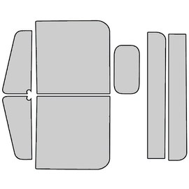 Rtint Window Tint Kit Compatible with Freightliner Classic 1996-2005 (XL Conventional Cab Base) - Complete Kit - 35%