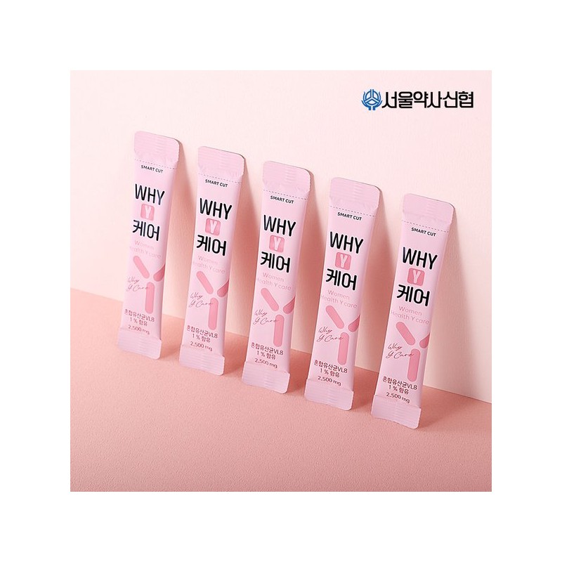 Seoul Pharmacists Cooperative WHY Y케어 질 유래 특허 유산균 2.5g
