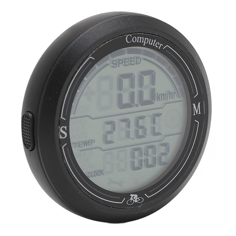 Cycling Speedometer Odometer Multi Function Electronic Speed Tester Temperature Time