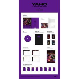 N.Flying 'Yaho/夜好' 6th Mini Album Random Ver CD+1p Poster+80p Booklet+1p Talk Card+4p Film Photo SET+1p Selfie PhotoCard+Message PhotoCard SET+Tracking Kpop Sealed