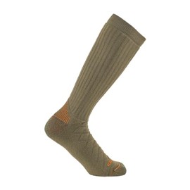 Carhartt Men's Twin Knit Heavyweight Boot Sock, Dark Tan Chambray, Large
