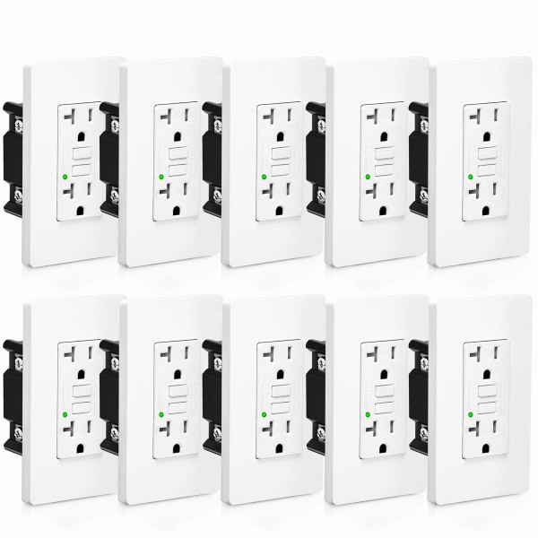 Ful GFI GFCI Outlet 20 Amp Ground Fault Circuit Interrupter