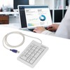21 Key Numeric Keypad DC 5V Linear Action Switch Mini