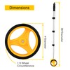 DEKOPRO Measuring Wheel, Measures Up To 99,999 Ft Compact Wheel