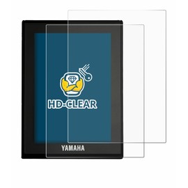 2x BROTECT HD-Clear Screen Protector Yamaha E-Bike LCD-Display Protector - Crystal-Clear, Anti-Fingerprint